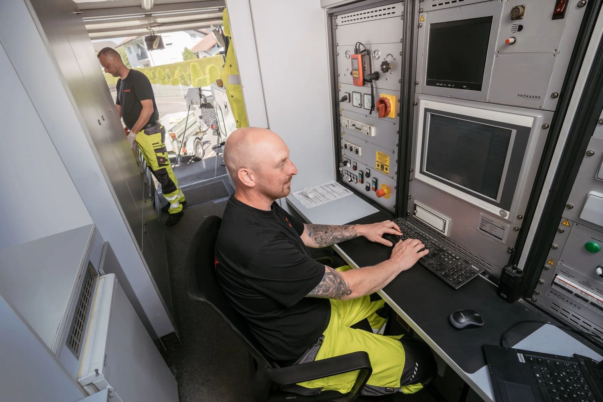 Kanalinspektion mit Rohrkamera in Hausen bei Würzburg